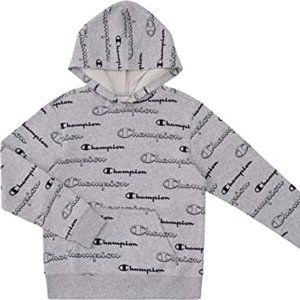 Champion Big Kids Sweatshirts Youth Pull On Hoodie Sweatshirt, Size Large